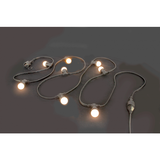 10 m lange LED-Lichtkette Weiß