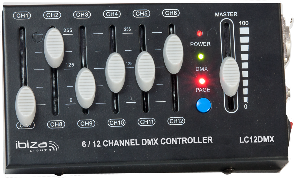 Ibiza 12-Kanal DMX-Controller