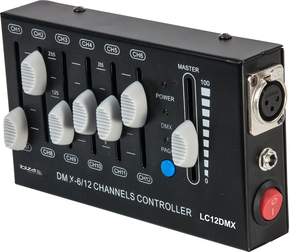 Ibiza 12-Kanal DMX-Controller