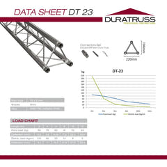 DuraTruss DT 23-T37V 3-Wege vertikales T-Stück oben