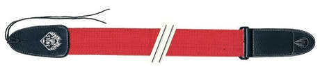 Fire & Stone Nylon Edition Gitarrengurt, gewebt, rot, 5-mm-Enden