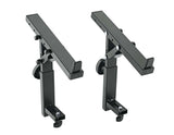 K&M 18822 Double Stacker für Omega Keyboardstativ (Schwarz)