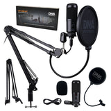 DNA CM USB KIT Kondensator USB Mikrofon Schwenkarm Popfilter Kabelset