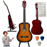 V-TONE BCG SB 4/4 sunburst klassisk guitar til indlæring