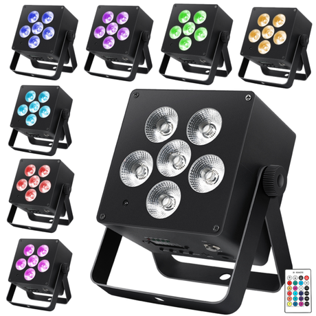 LIGHT4ME ACCU PAR RGBWA-UV batteriebetriebener Scheinwerfer 440
