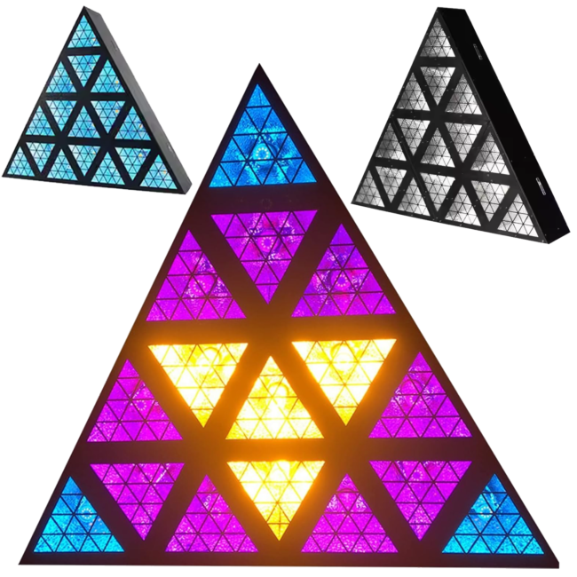 LIGHT4ME TRIANGIS LED Lichteffekt 64x2W RGBA Achse