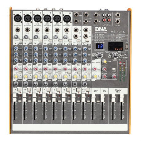 DNA ME-10FX Audiomixer - 10 Kanäle USB Bluetooth