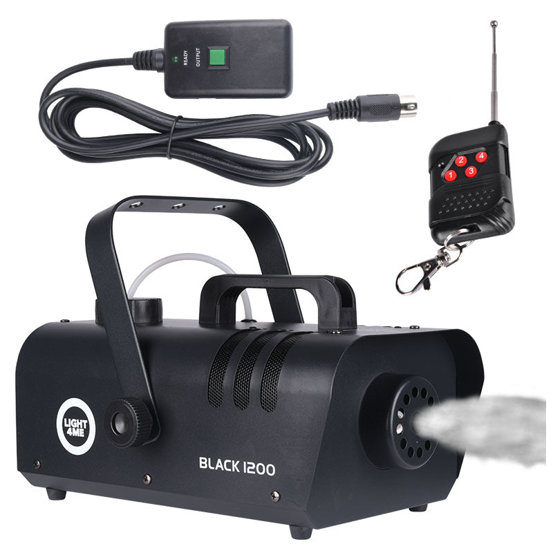 LIGHT4ME BLACK 1200 tågerøgmaskine