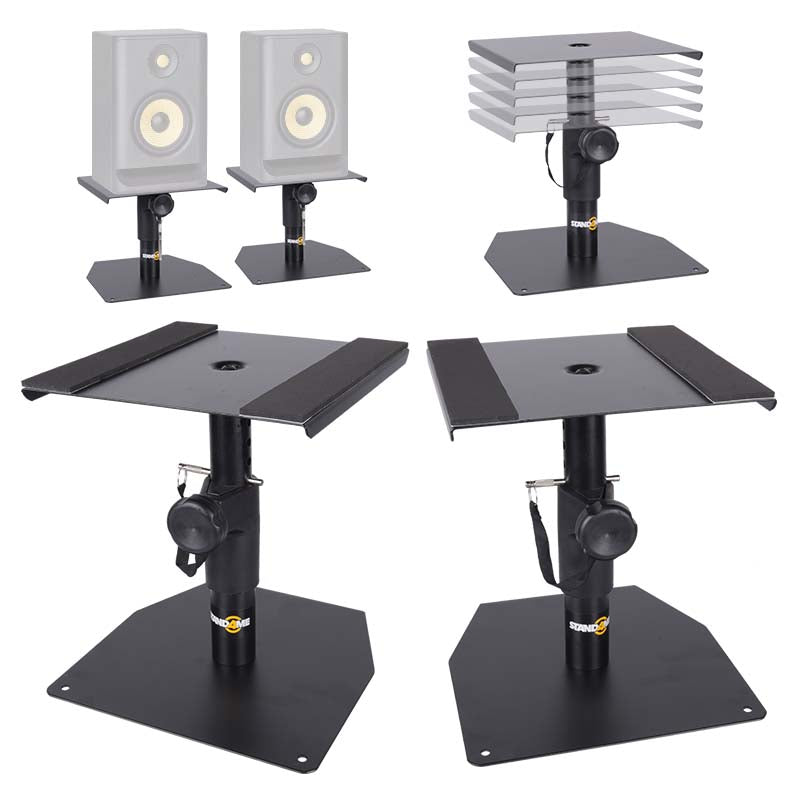 Monitor Stands (2 Stk.) Verstellbare Stative für Studio monitors
