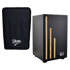 V-TONE Cajon mit Tasche (schwarz)