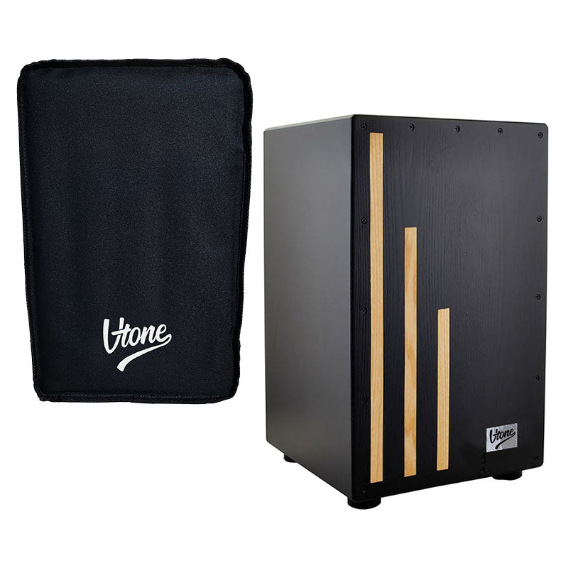 V-TONE Cajon mit Tasche (schwarz)