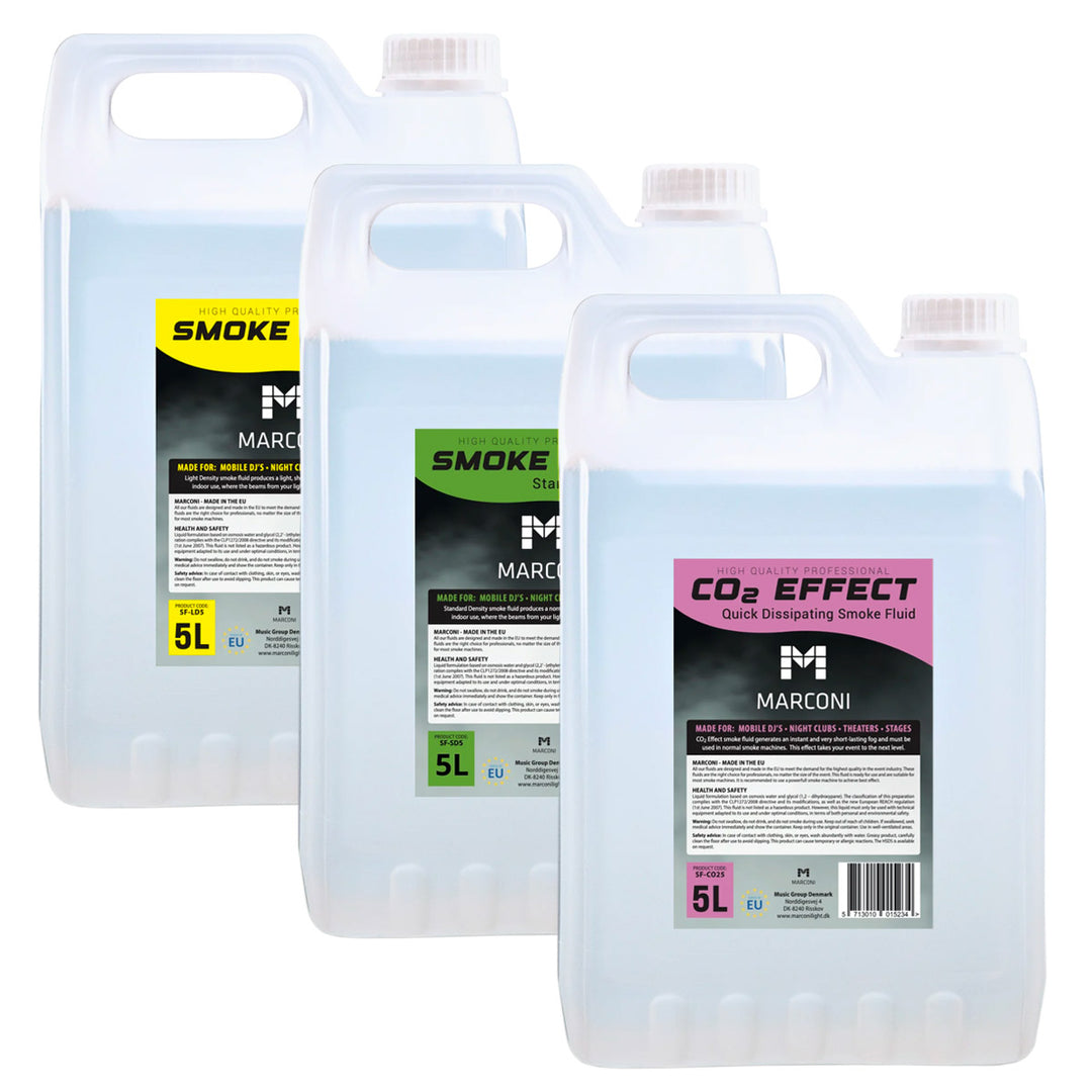 3 x 5L Nebelfluid (Mix Pack)