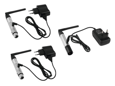 EUROLITE Set 1x Sender + 2x Empfänger QuickDMX