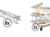 ALUTRUSS Set TRILOCK E-GL33 2000 + Truss Transport Board