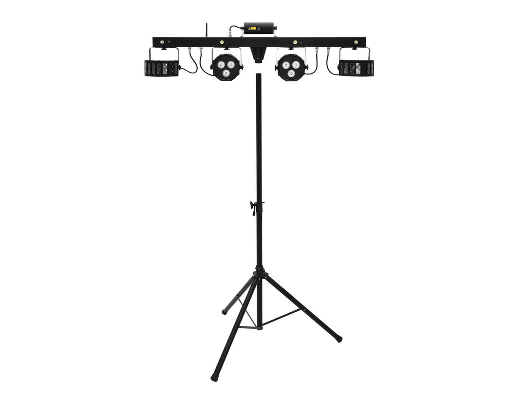 EUROLITE Set LED KLS Laser-Bar FX + M-3 Lautsprecher-Systemständer