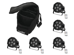 EUROLITE Set 5x LED SLS-603 + Softbag