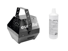 EUROLITE Set B-100 Seifenblasenmaschine Black DMX + Seifenblasenfluid 1l