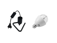 EUROLITE Set LED BC-1 RGB + Dreiecksbasis schwarz