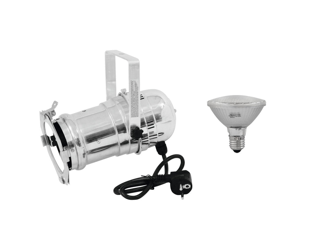 EUROLITE Set PAR-30 Spot silber + PAR-30 230V SMD 11W E-27 LED 3000K