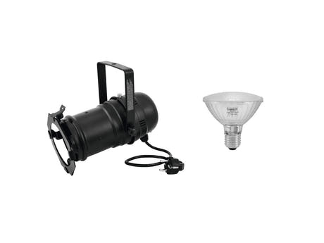 EUROLITE Set PAR-30 Spot schwarz + PAR-30 230V SMD 11W E-27 LED 6500K
