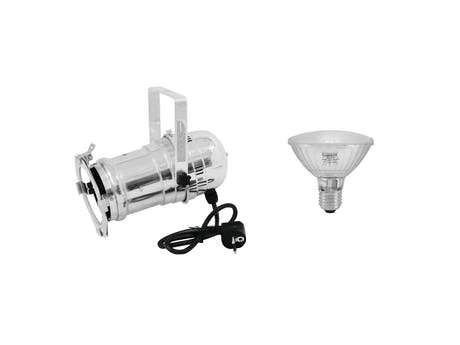 EUROLITE Set PAR-30 Spot silber + PAR-30 230V SMD 11W E-27 LED 6500K