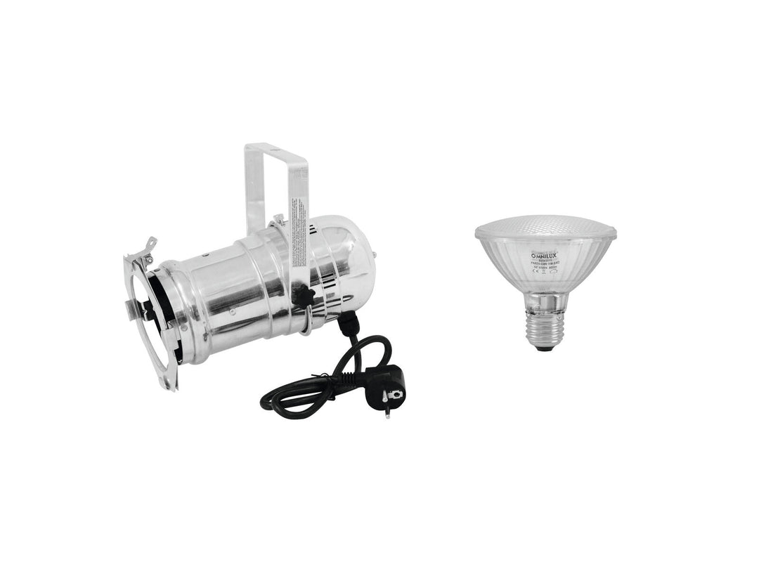 EUROLITE Set PAR-30 Spot silber + PAR-30 230V SMD 11W E-27 LED 6500K