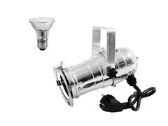 EUROLITE Set PAR-20 Spot silber + PAR-20 230V SMD 6W E-27 LED 3000K