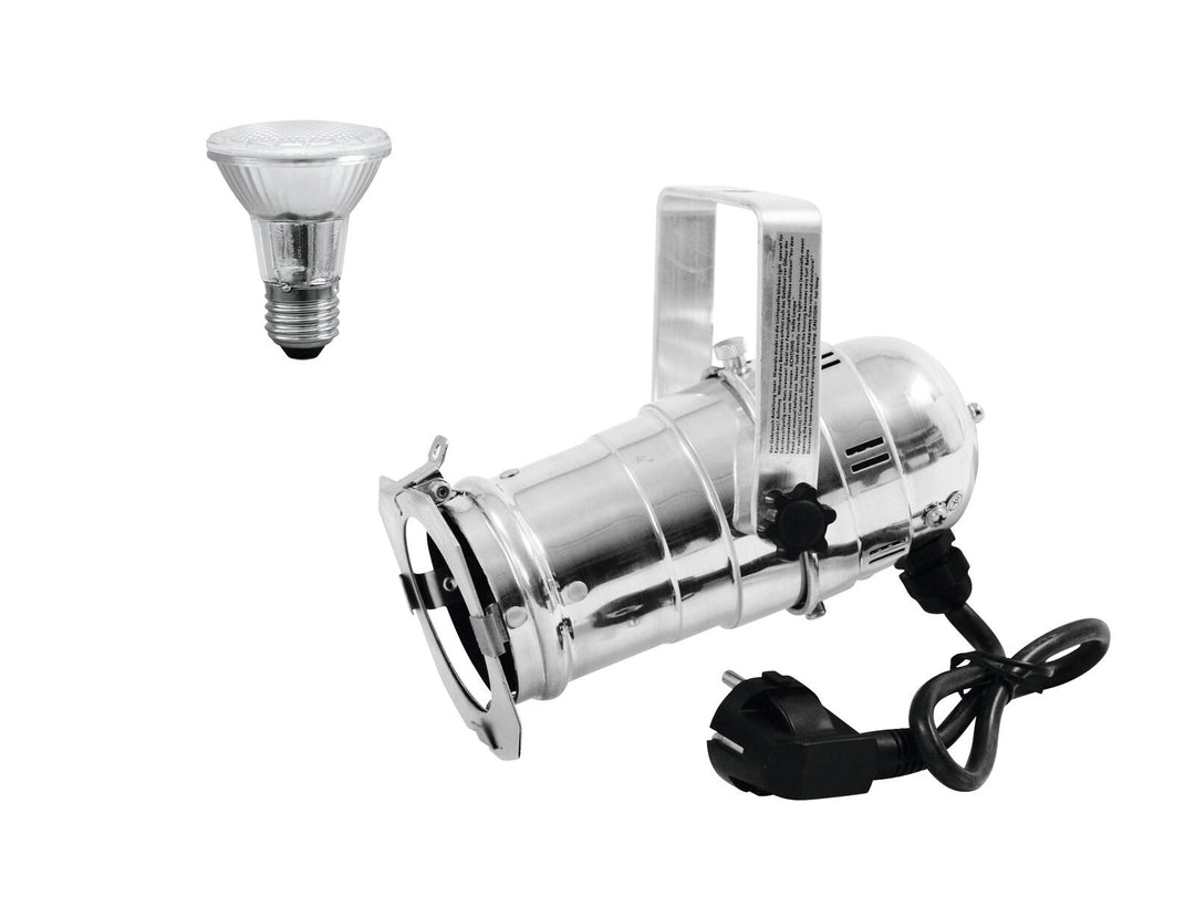 EUROLITE Set PAR-20 Spot silber + PAR-20 230V SMD 6W E-27 LED 3000K