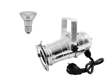 EUROLITE Set PAR-20 Spot silber + PAR-20 230V SMD 6W E-27 LED 6500K