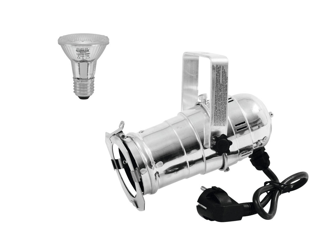 EUROLITE Set PAR-20 Spot silber + PAR-20 230V SMD 6W E-27 LED 6500K