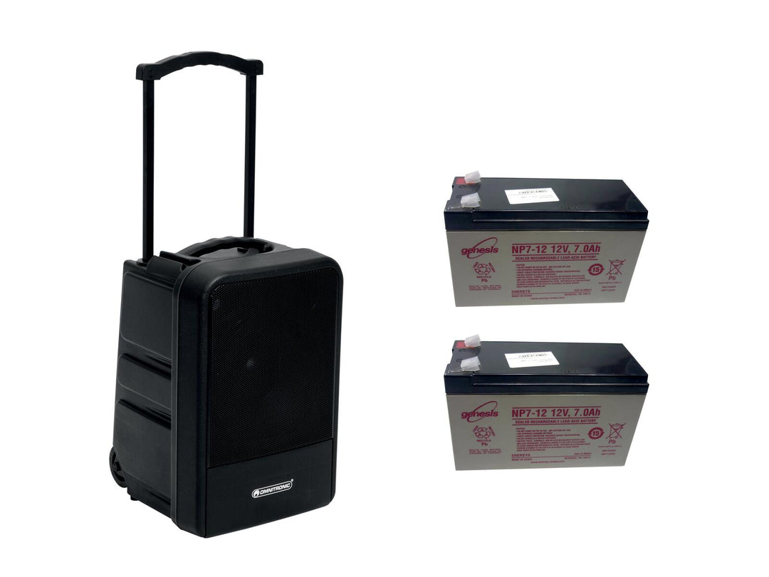 OMNITRONIC Set MOM-10BT4 Modulares kabelloses PA-System + 2x Battery