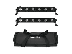 EUROLITE Set 2x LED BAR-6 QCL RGBW + Softtasche