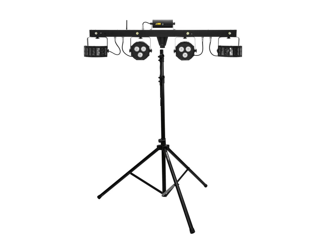 EUROLITE Set LED KLS Laser Bar FX Light Set + M-4 Lautsprechersystemständer