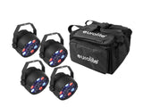 EUROLITE Set 4x LED PARty Spot + Soft Bag