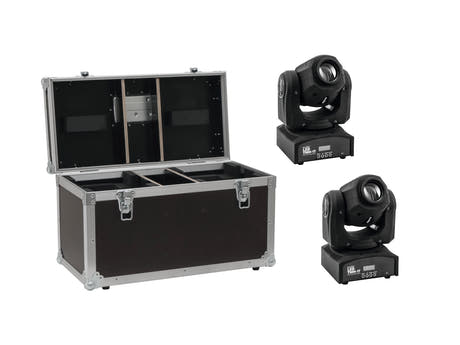 EUROLITE Set 2x LED TMH-17 Scheinwerfer + Koffer