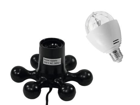 EUROLITE Set LED BC-1 RGB + Hexopus Base schwarz