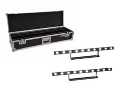 EUROLITE Set 2x LED STP-10 Sunbar 3200K 10x5W Light-Bar + Koffer