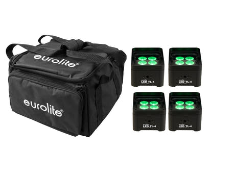 EUROLITE Set 4x LED TL-4 Trusslight + Softtasche