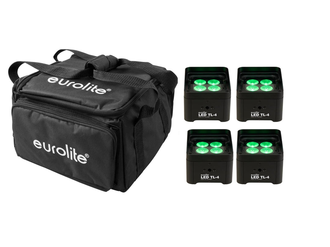EUROLITE Set 4x LED TL-4 Trusslight + Softtasche