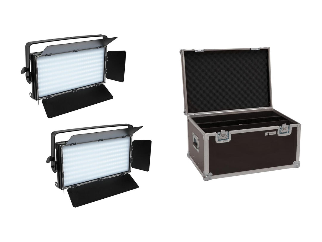 EUROLITE Set 2x LED PLL-480 CW/WW Panel + Koffer