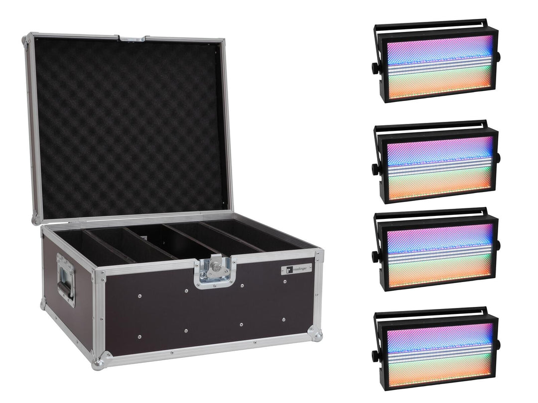 EUROLITE Set 4x LED Super Strobe ABL + Koffer