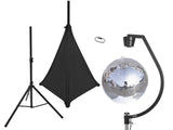 EUROLITE Set Spiegelkugel 50cm mit Ständer und schwarzem Stativ-cover