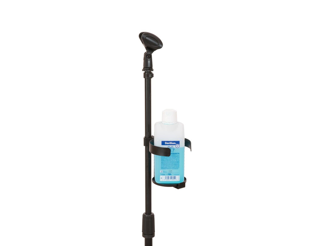 OMNITRONIC Mikrofonständer-Set für Desinfektionsmittel, schwarz