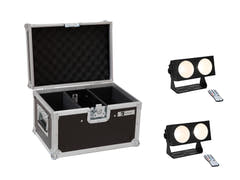 EUROLITE Set 2x LED CBB-2 COB WW Bar + Koffer