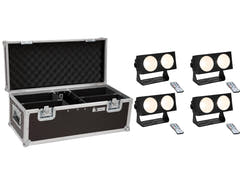 EUROLITE Set 4x LED CBB-2 COB WW Bar + Koffer