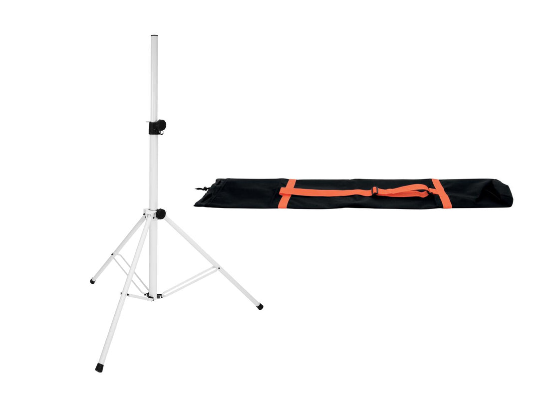 OMNITRONIC Set BS-2 EU Lautsprecherständer weiß + Tragetasche