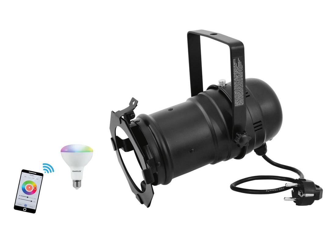 EUROLITE Set PAR-30 Spot bk + LED PAR-30 RGB/WW/CW WLAN