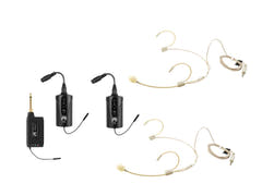 OMNITRONIC Set FAS TWO + 2x BP + 2x Headsets 660-690Mhz
