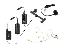 OMNITRONIC Set FAS TWO + 2x BP + Headset + Akustikgitarrenmikrofon 660-690MHz