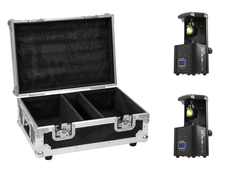 EUROLITE Set 2x LED TSL-150 Scan COB + Koffer